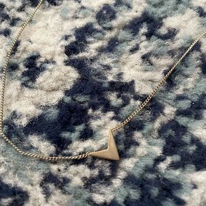 Vintage Gold Arrow Pendant Necklace